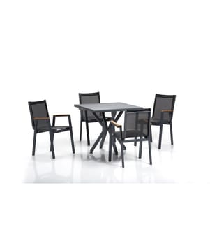 Gris, Tables Basses, 90X90X90 cm, D'Aliminium