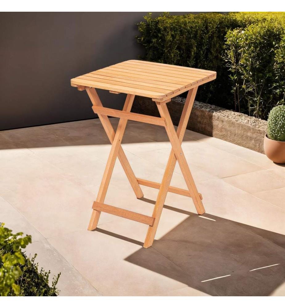 Table De Jardin, Brun, Bois Hêtre