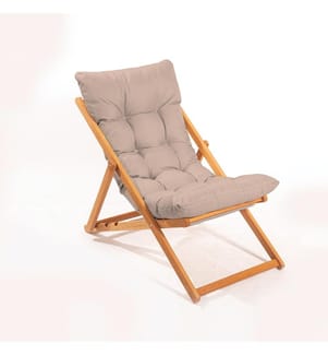 Chaise de jardin, Marron, Naturel, Bois de hêtre