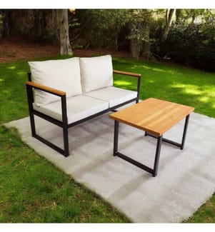 Set di fede, 2 pezzi, marrone, 100% cotone Ranforce