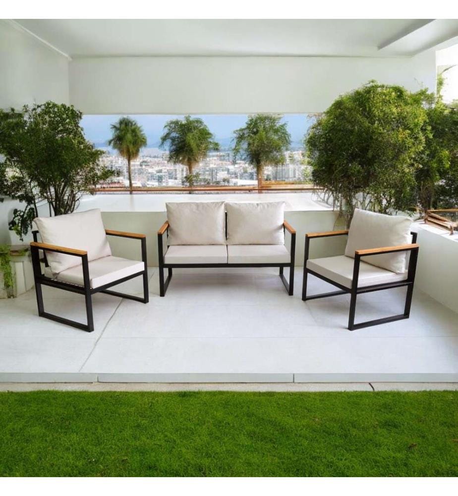 Set di fede, 2 pezzi, marrone, 100% cotone Ranforce