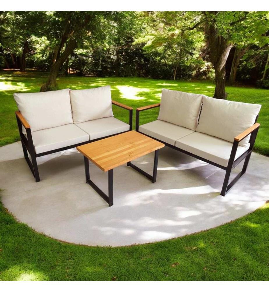 Set di fede, 2 pezzi, marrone, 100% cotone Ranforce