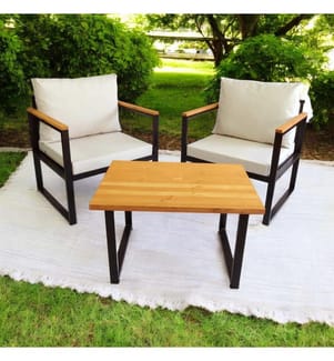 Set di fede, 2 pezzi, marrone, 100% cotone Ranforce