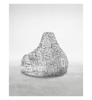 Bean Bag, Multicolor, 100% HIGH DENSITY RECYCLED STYROFOAM And Soft Sponge Particles, Fabric: 100% POLYESTER