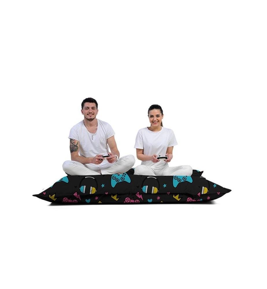 Garden Bean Bag, Multicolor, 100% STYROFOAM, Fabric: 100% POLYESTER