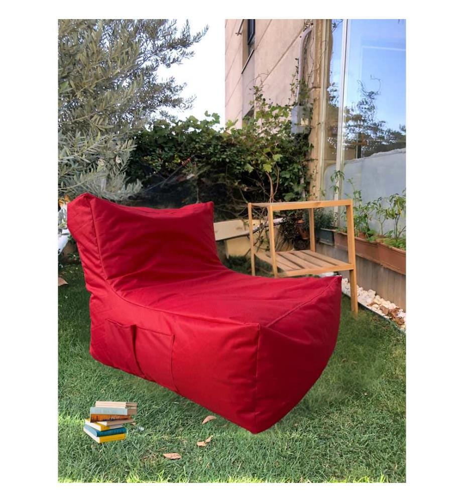 Bean Bag, Red, 100% POLYESTER, Fabric: 100% IMPERTEX