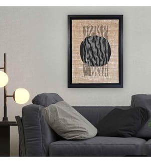 Quadro decorativo su tela, Multicolore, Juta, Quadro su tela