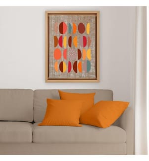 Quadro decorativo su tela, Multicolore, Juta, Quadro su tela
