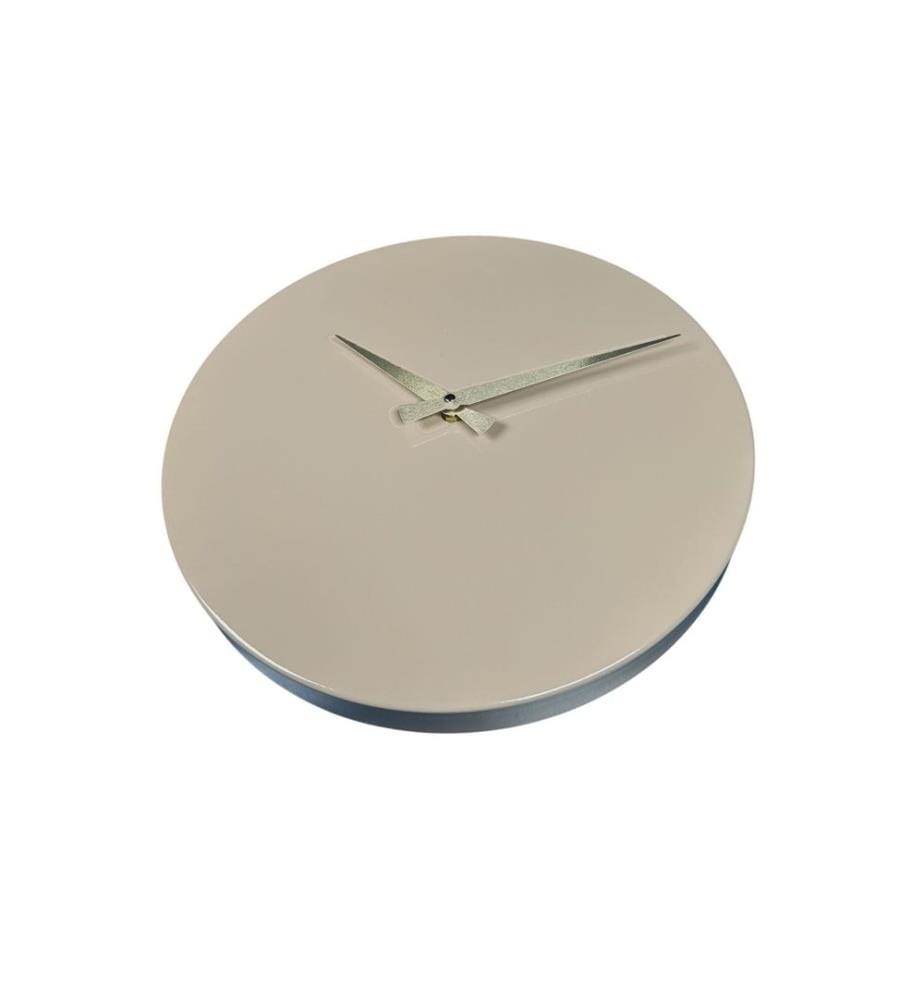Decorative Metal Wall Clock, Cappuccino, 100% ALUMINIUM