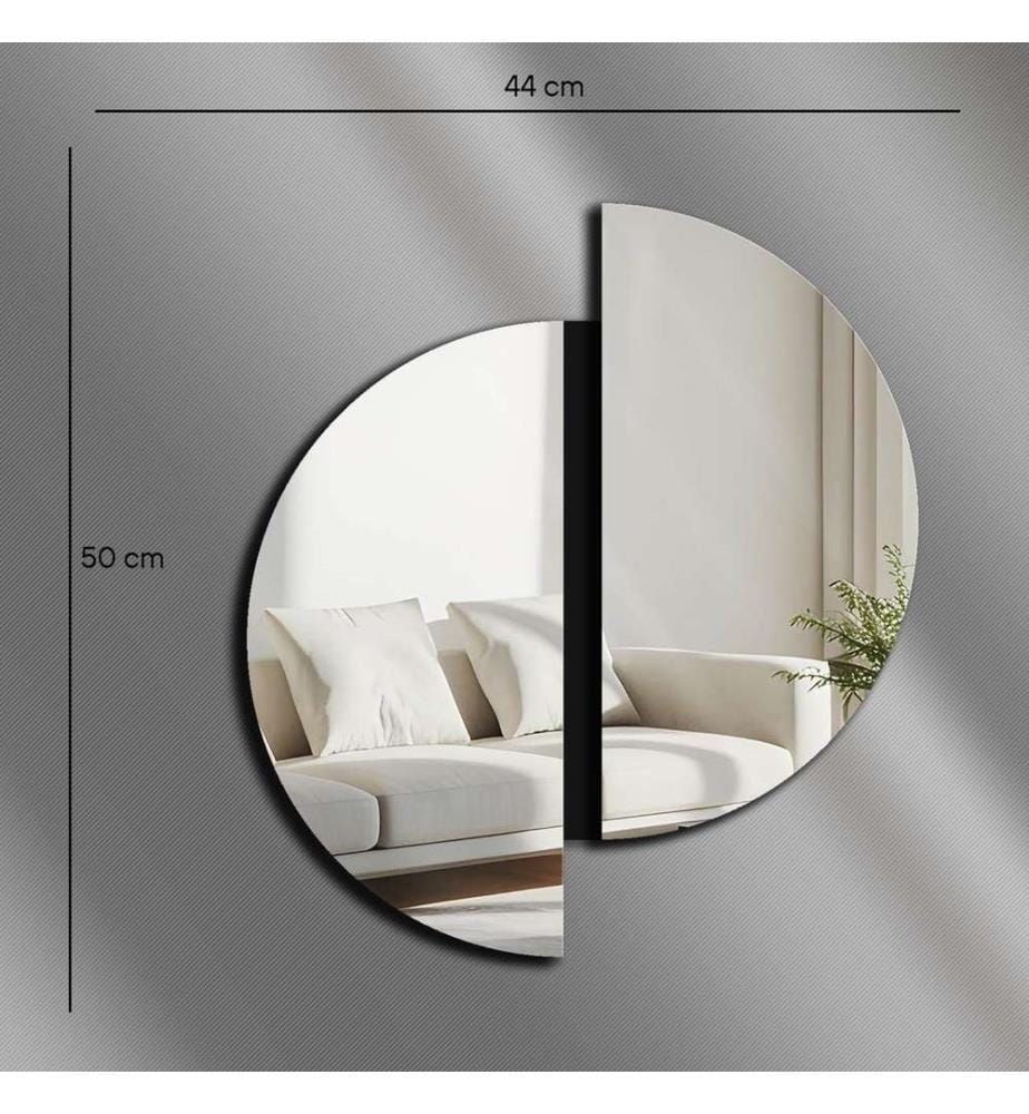 Decorative Mirror, Silver, Top: 100% PLEXIGLASS