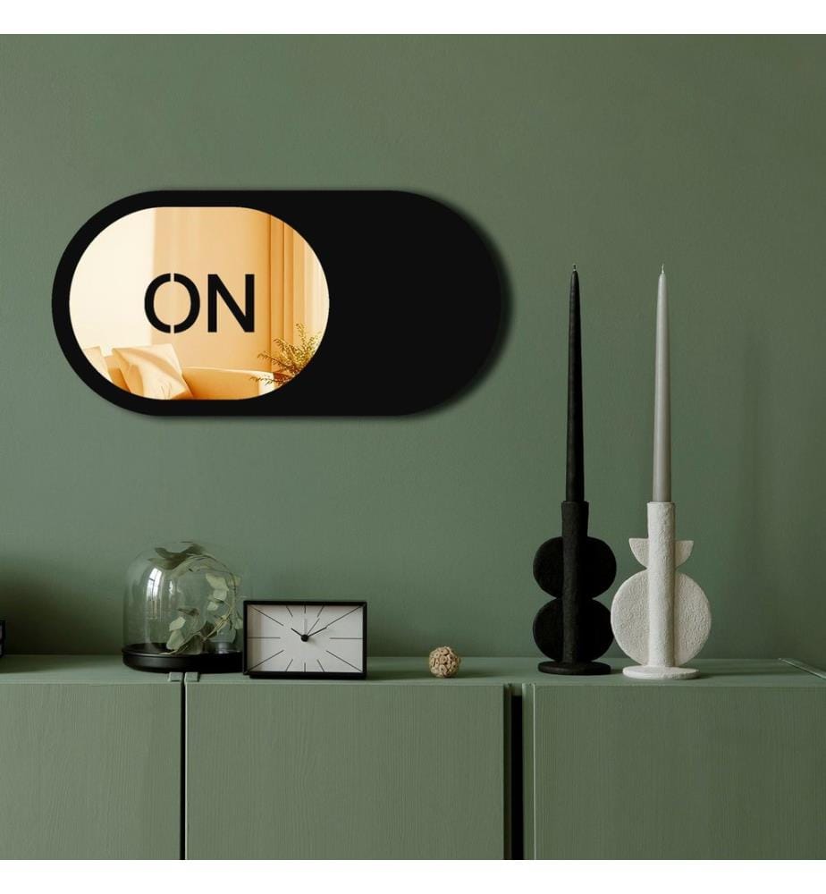 Miroir décoratif, or, face supérieure : 100 % plexiglas