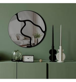 Miroir décoratif, teinté, face supérieure : 100 % plexiglas