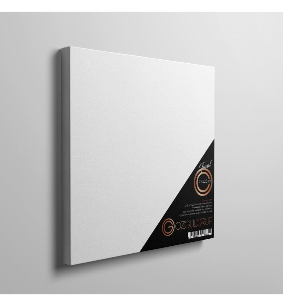 Blank Canvas, White, 100% Cotton, Pine Wood Frame