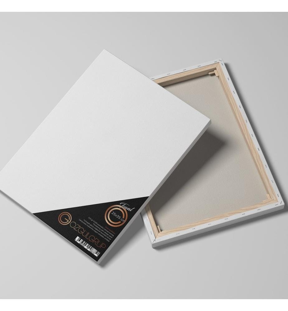 Blank Canvas, White, 100% Cotton, Pine Wood Frame