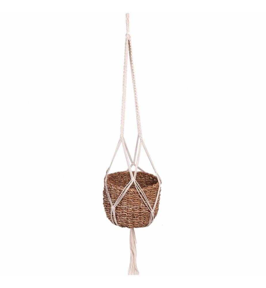 Jardiniere, Beige Marrone, Bambù, Ferro Frane