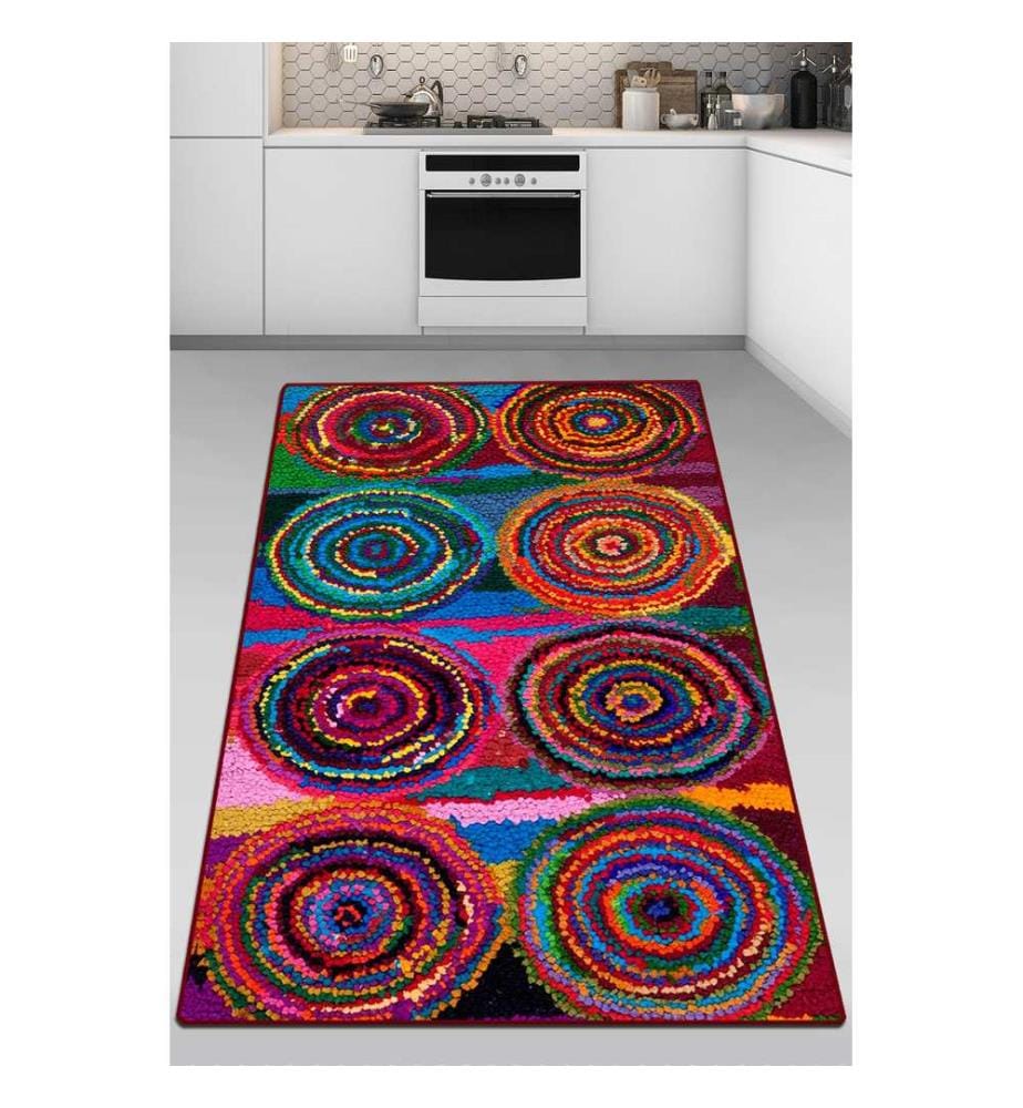 Hall Carpet, 150 x 200, Multicolor, 100% POLYESTER