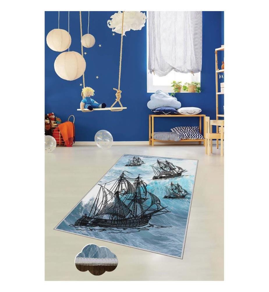 Hall Carpet, 80 x 150, Multicolor, 100% POLYESTER