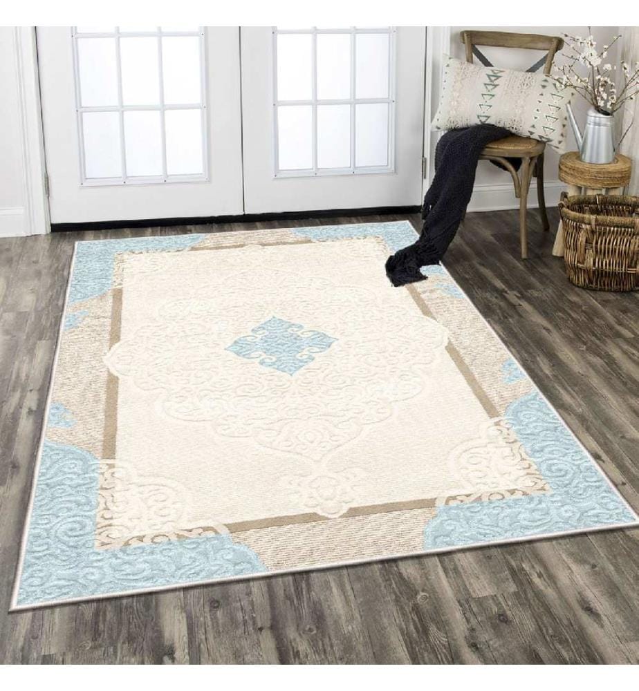 Hall Carpet, 80 x 150, Multicolor, 100% VELVET FABRIC