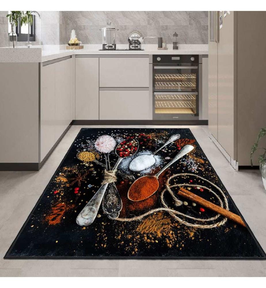 Hall Carpet, 100 x 150, Multicolor, 100% VELVET FABRIC