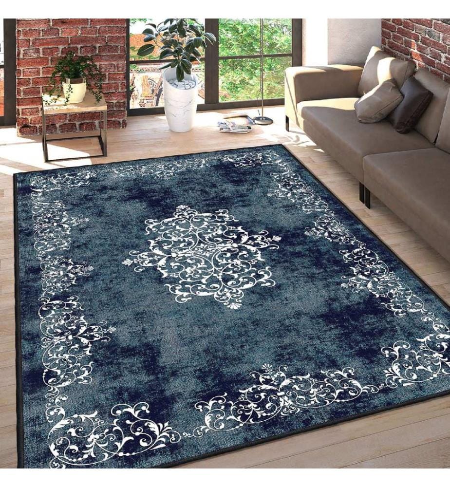 Hall Carpet, 80 x 200, Multicolor, 100% VELVET FABRIC