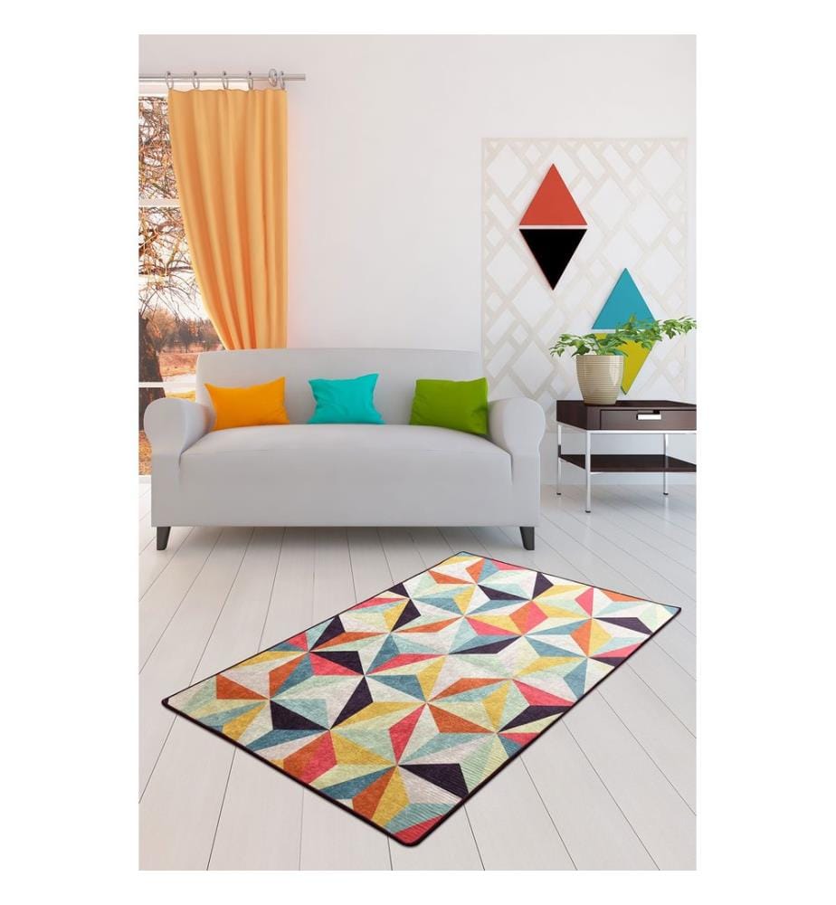 Hall Carpet, 80 x 200, Multicolor, 100% POLYESTER
