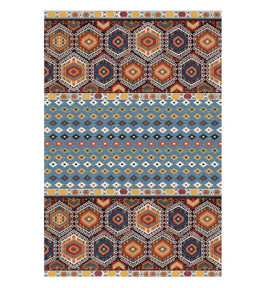 Flurteppich, 120 x 180, mehrfarbig, 100 % POLYESTER