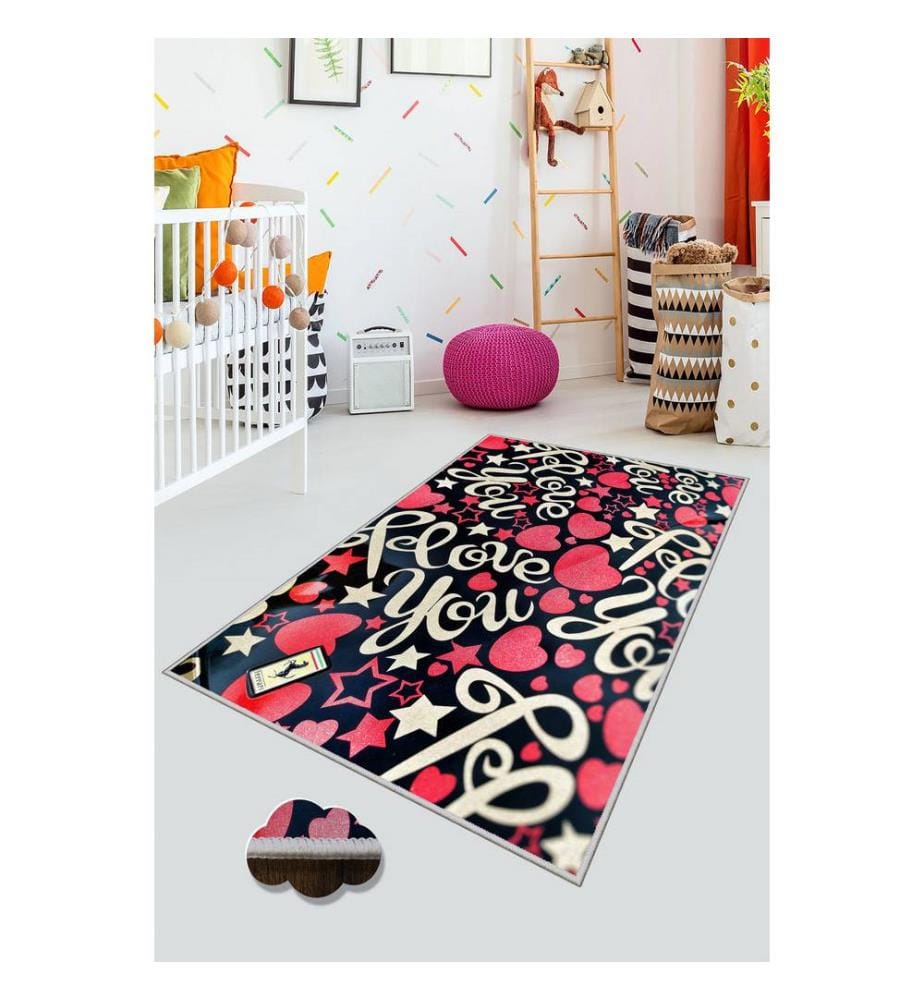 Hall Carpet, 100 x 200, Multicolor, 100% POLYESTER