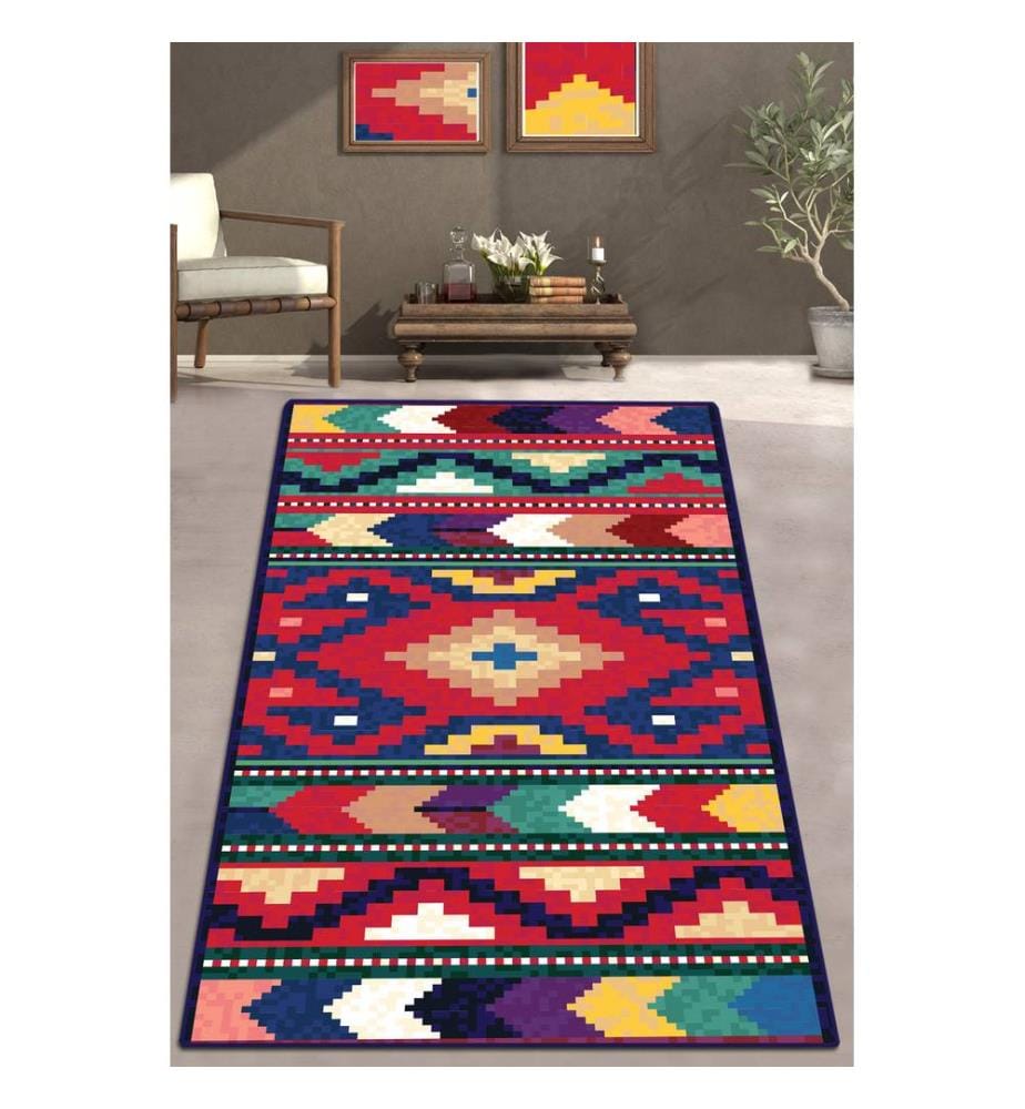 Hall Carpet, 80 x 200, Multicolor, 100% POLYESTER