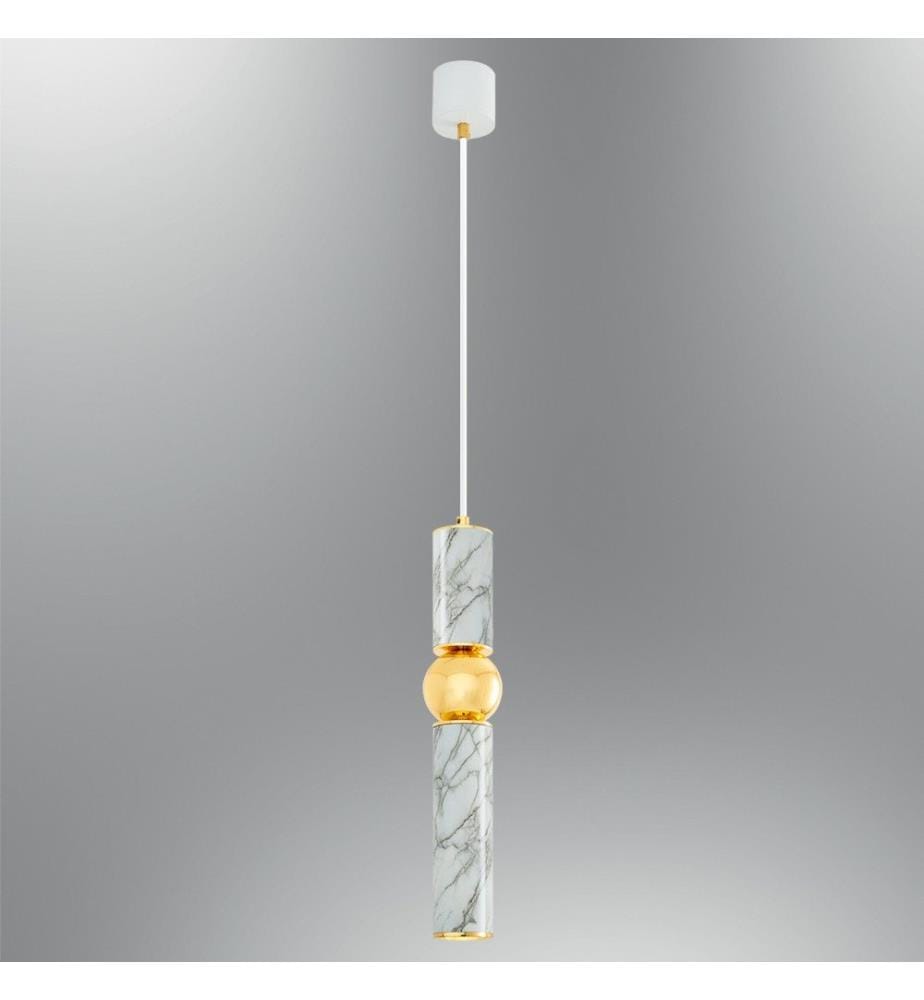 Kronleuchter, Weiss, Metallgehäuse