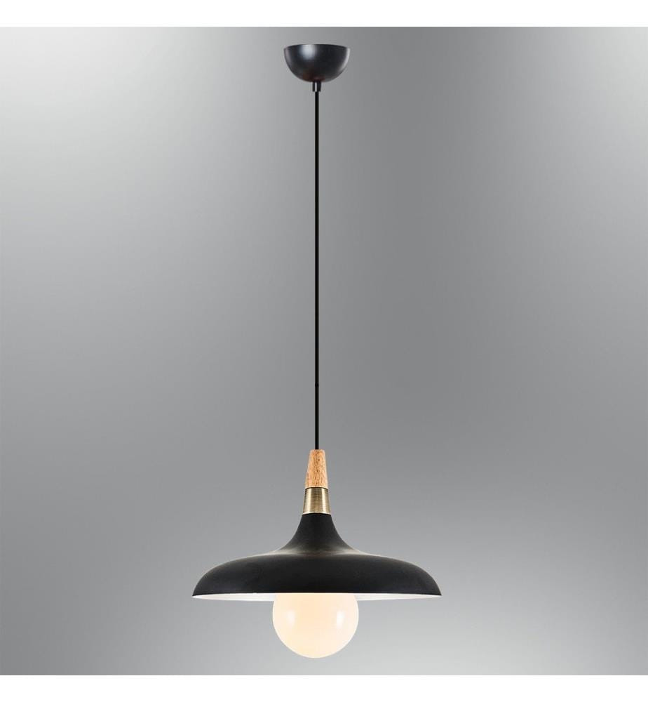 Kronleuchter, Schwarz, Metallgehäuse