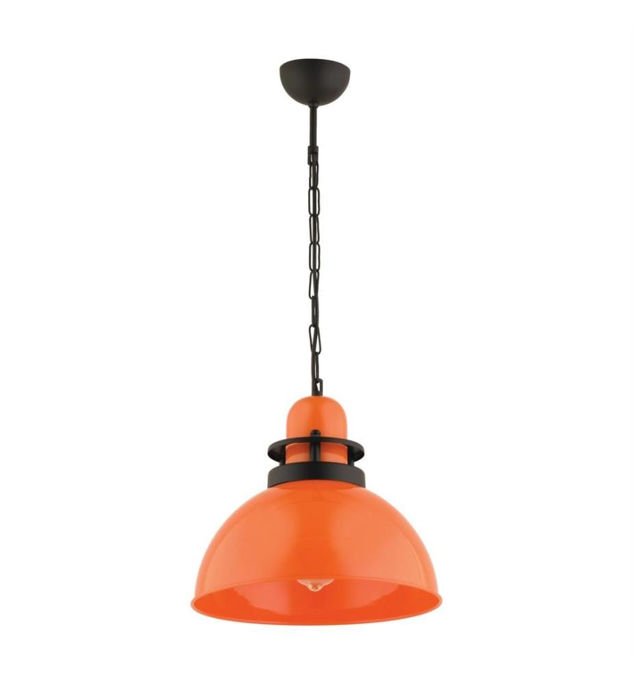 Kronleuchter, orange, METALLKÖRPER