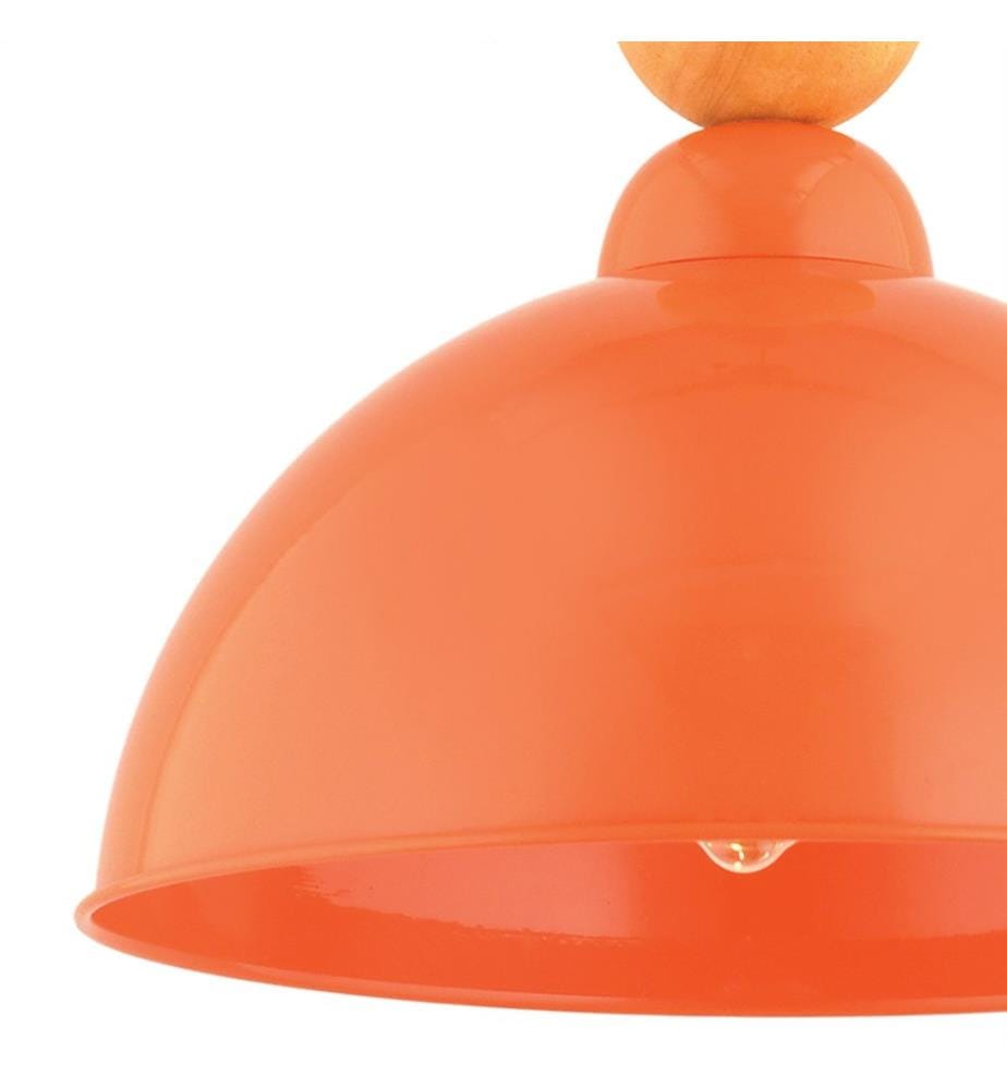 Kronleuchter, orange, METALLKÖRPER