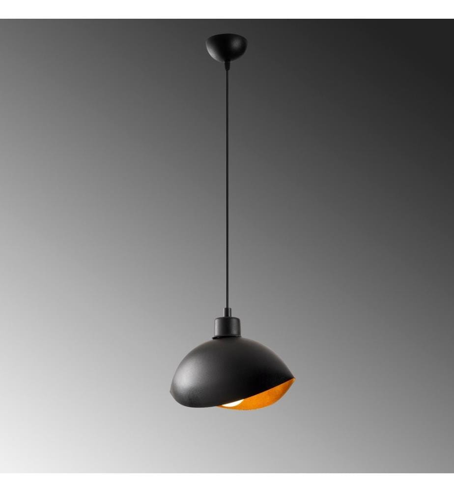 Kronleuchter, Schwarz, Metallgehäuse