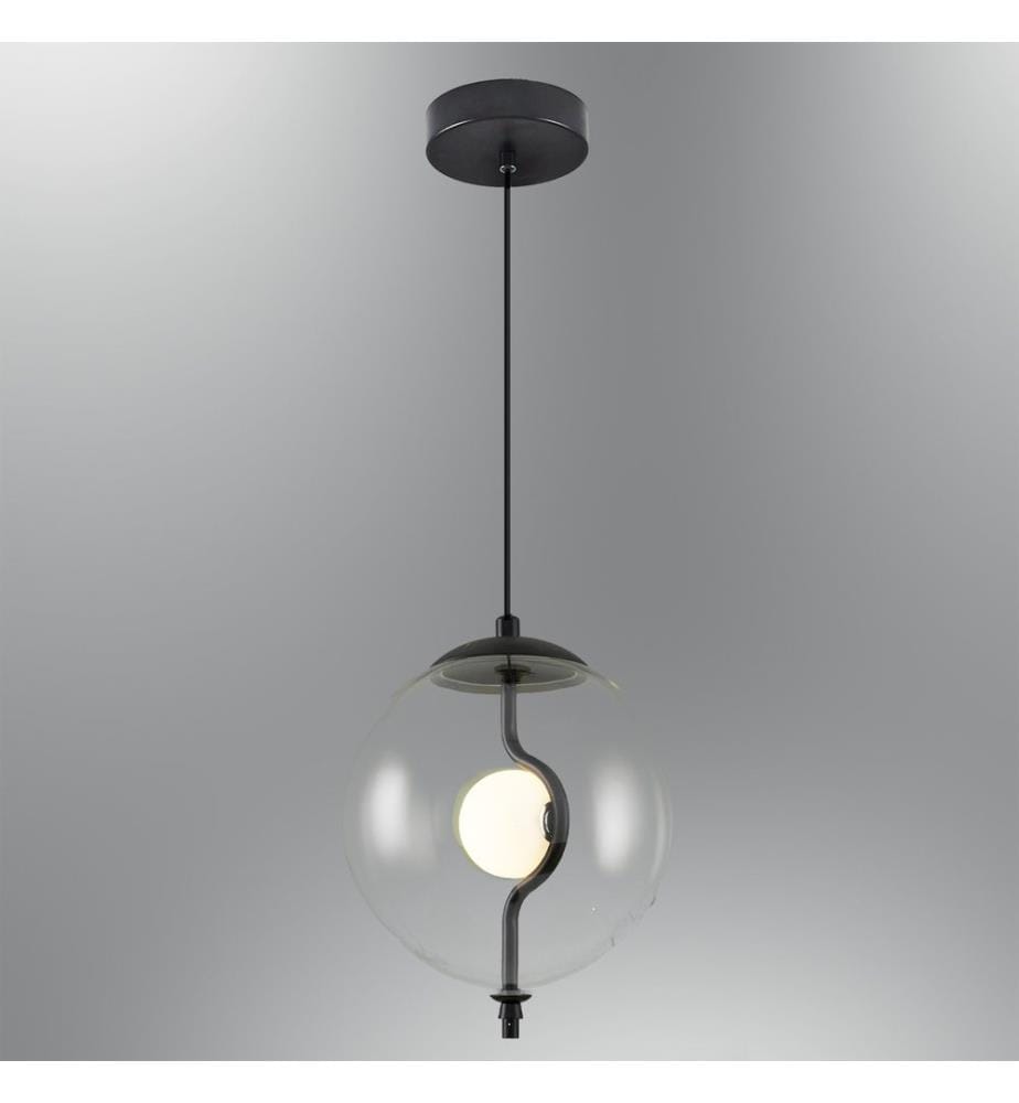 Kronleuchter, Transparent, Metallgehäuse