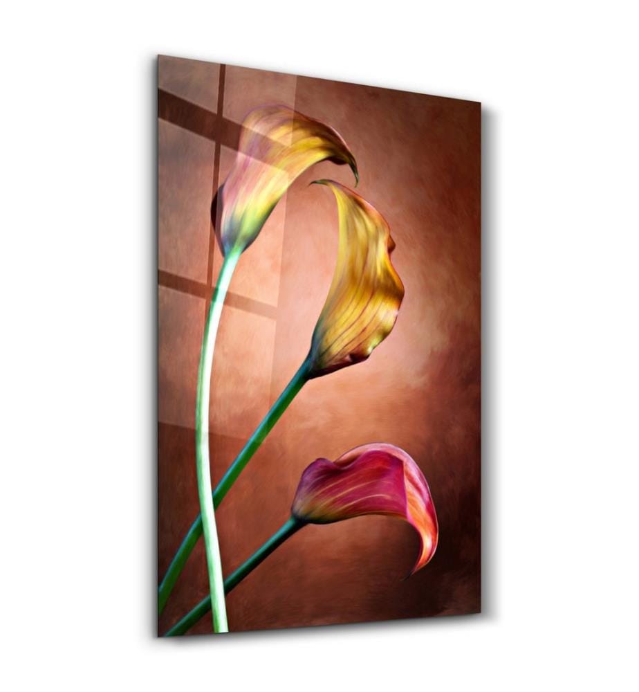 Dekoratives Gemälde aus gehärtetem Glas, mehrfarbig, 100 % HÄRTETES GLAS