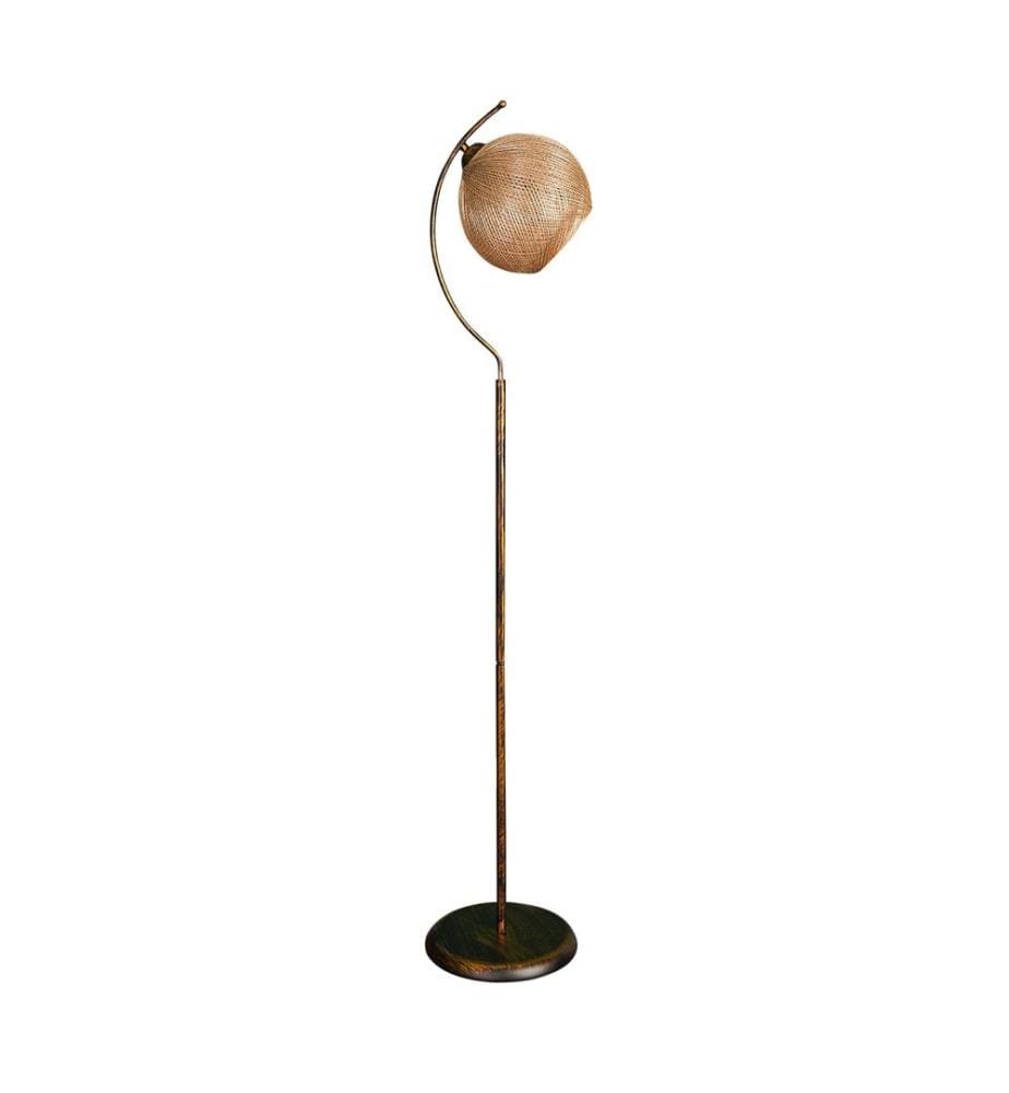 Or, Noir, Lampadaire, 30 X 30 cm, Corps Métallique