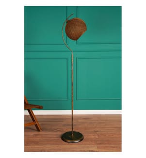Arancione, Lampade Da Pavimento, 30 X 30 cm, Corpo Metallico