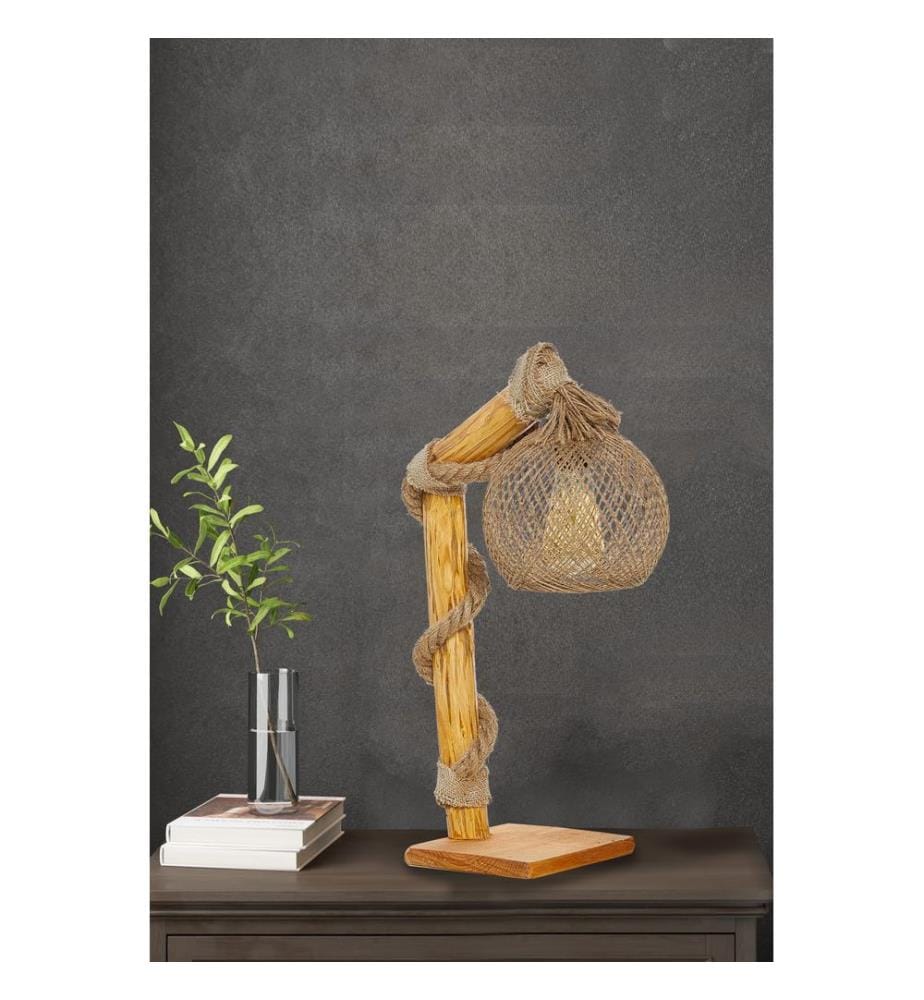 Naturel, Lampadaire, Corps En Bois