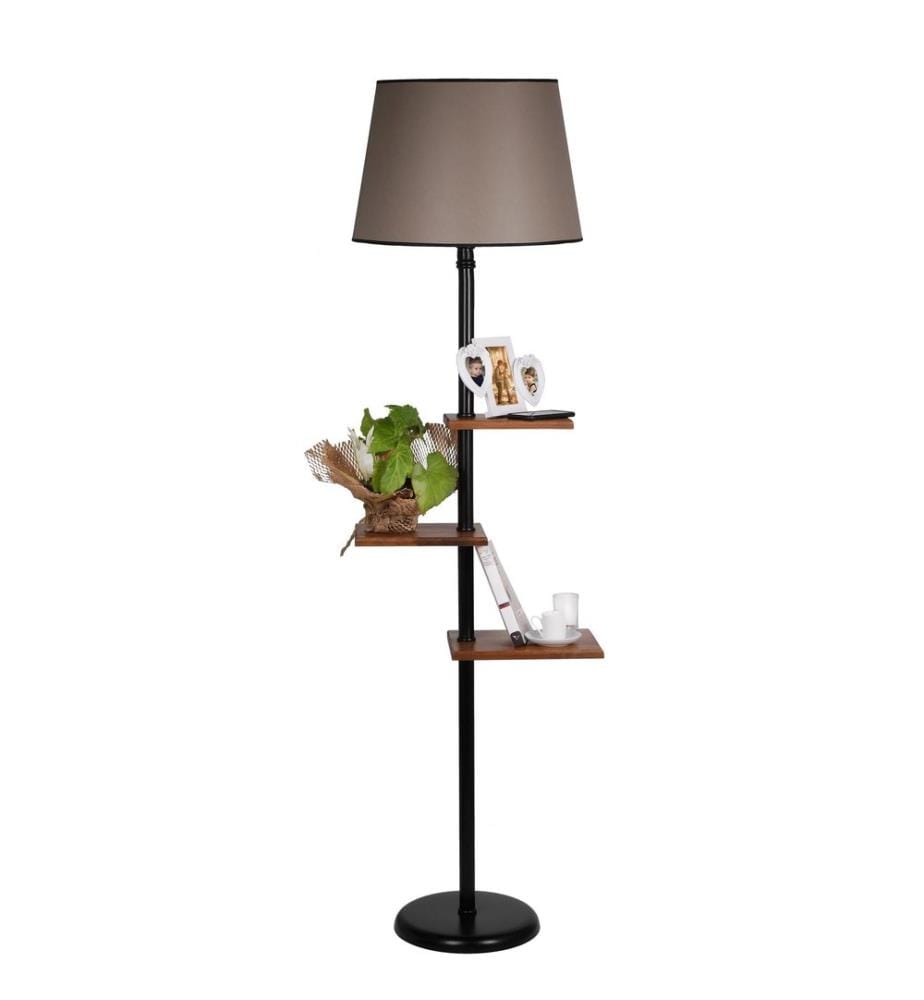Noir, Lampadaire, Corps Métalliques