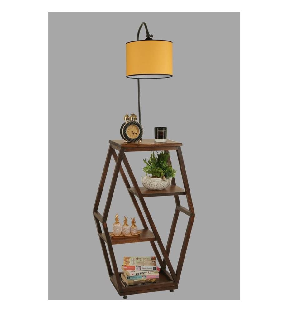 Jaune, Lampadaires, 38 X 25 cm, Corps Métallique