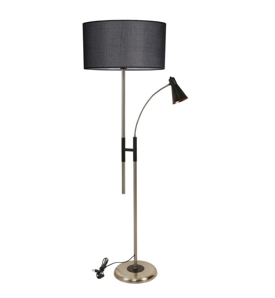 Noir, Lampadaire, Corps Métalliques
