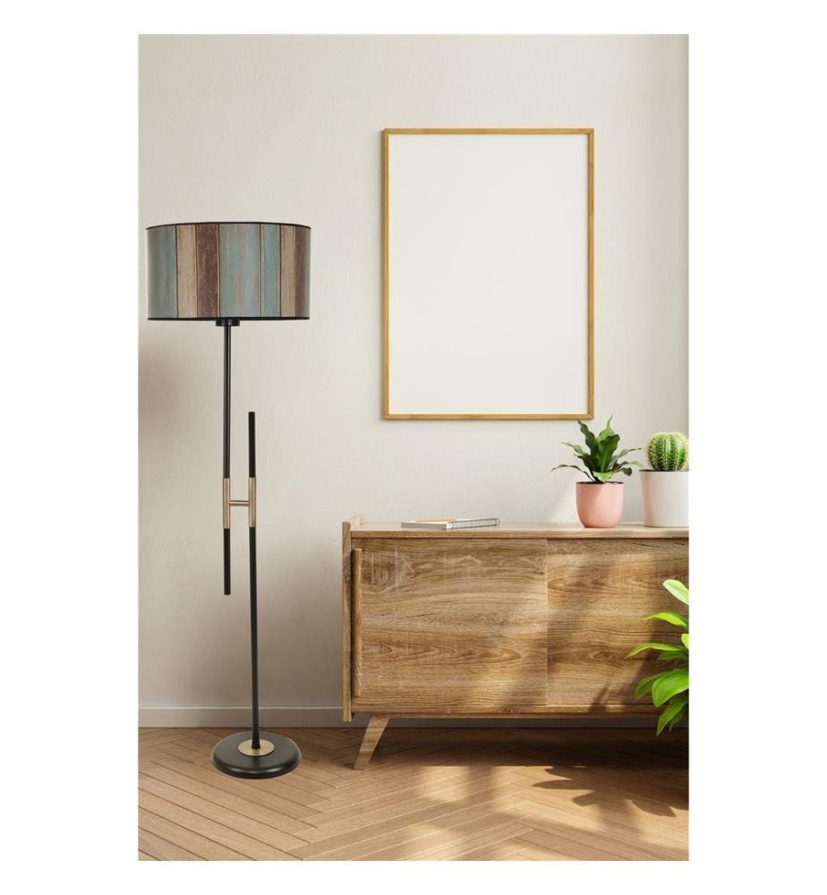 Bunt, Stehlampen, Metallkörper