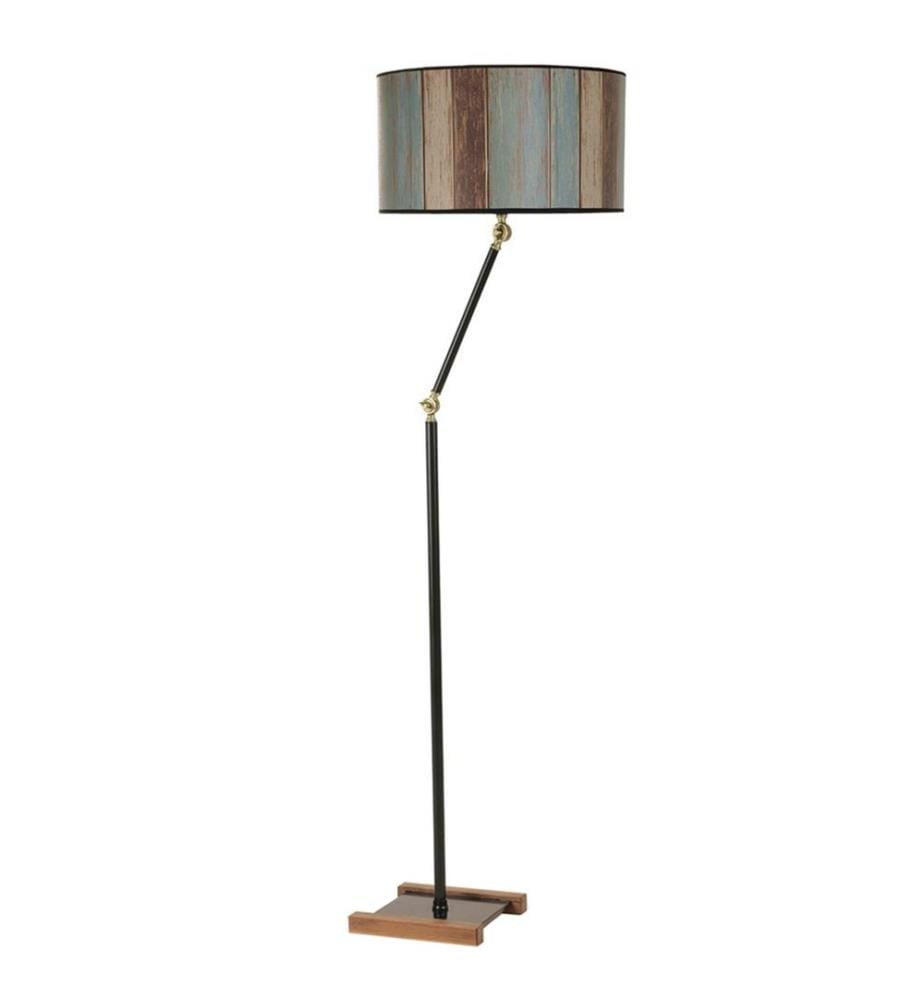 Noix, Lampadaire, 25 X 25 cm, Corps Métallique