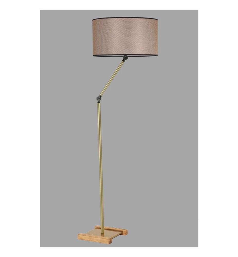 Or, Beige, Lampadaire, 25 X 25 cm, Corps Métallique