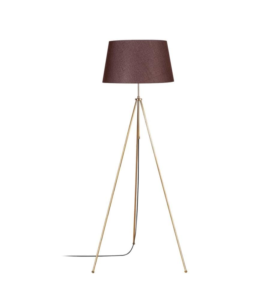 Marron, Lampadaire, 65 X 65 cm, Corps Métallique