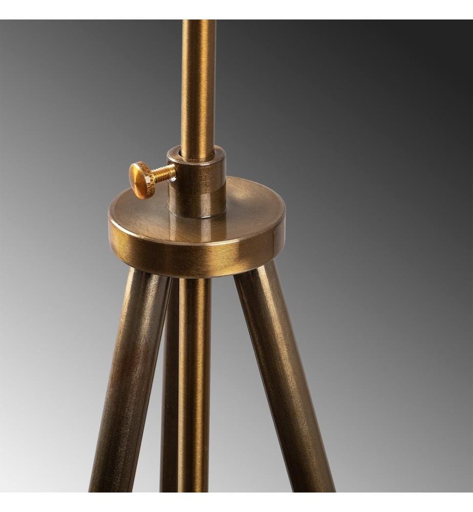 Marron, Lampadaire, 65 X 65 cm, Corps Métallique