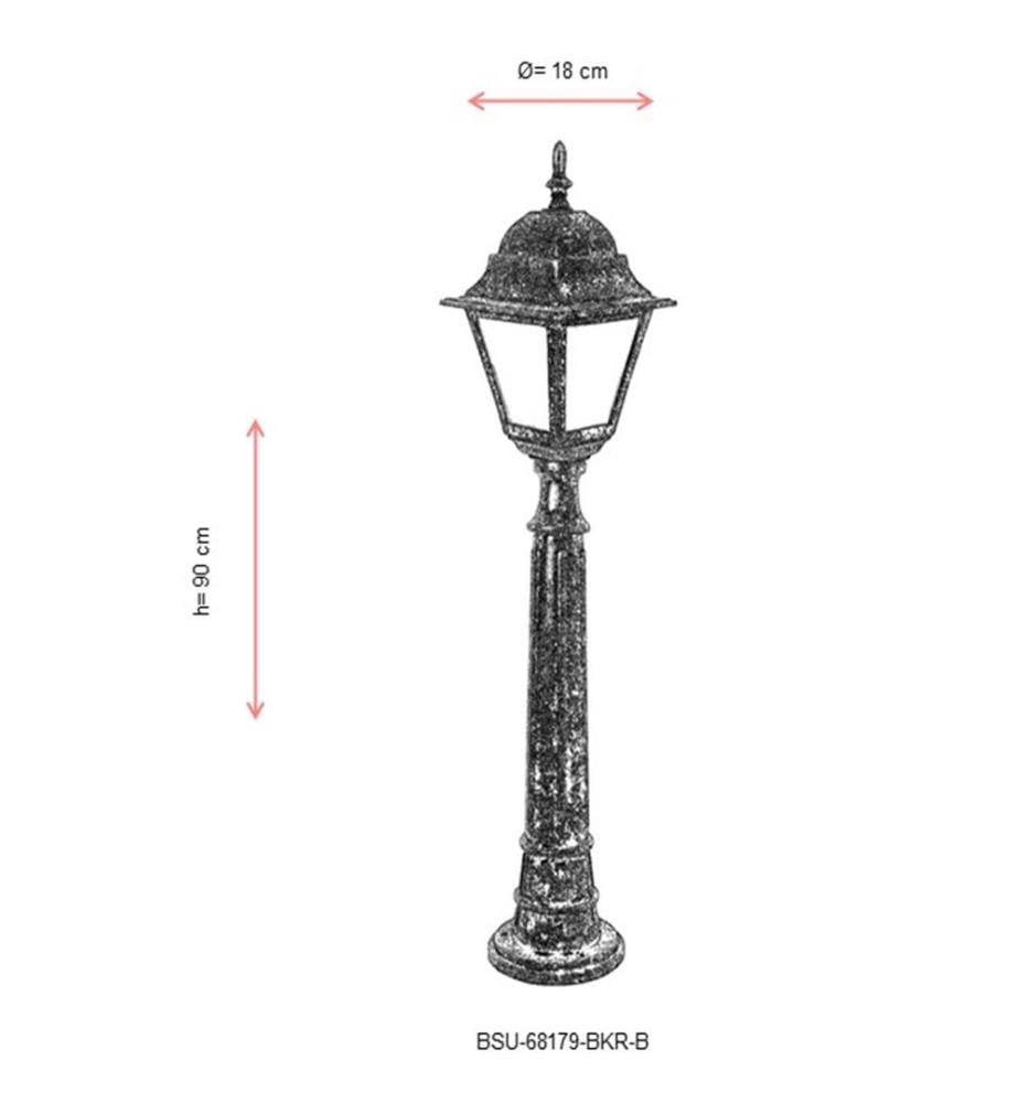Marron, Lampadaire, ABS Borden