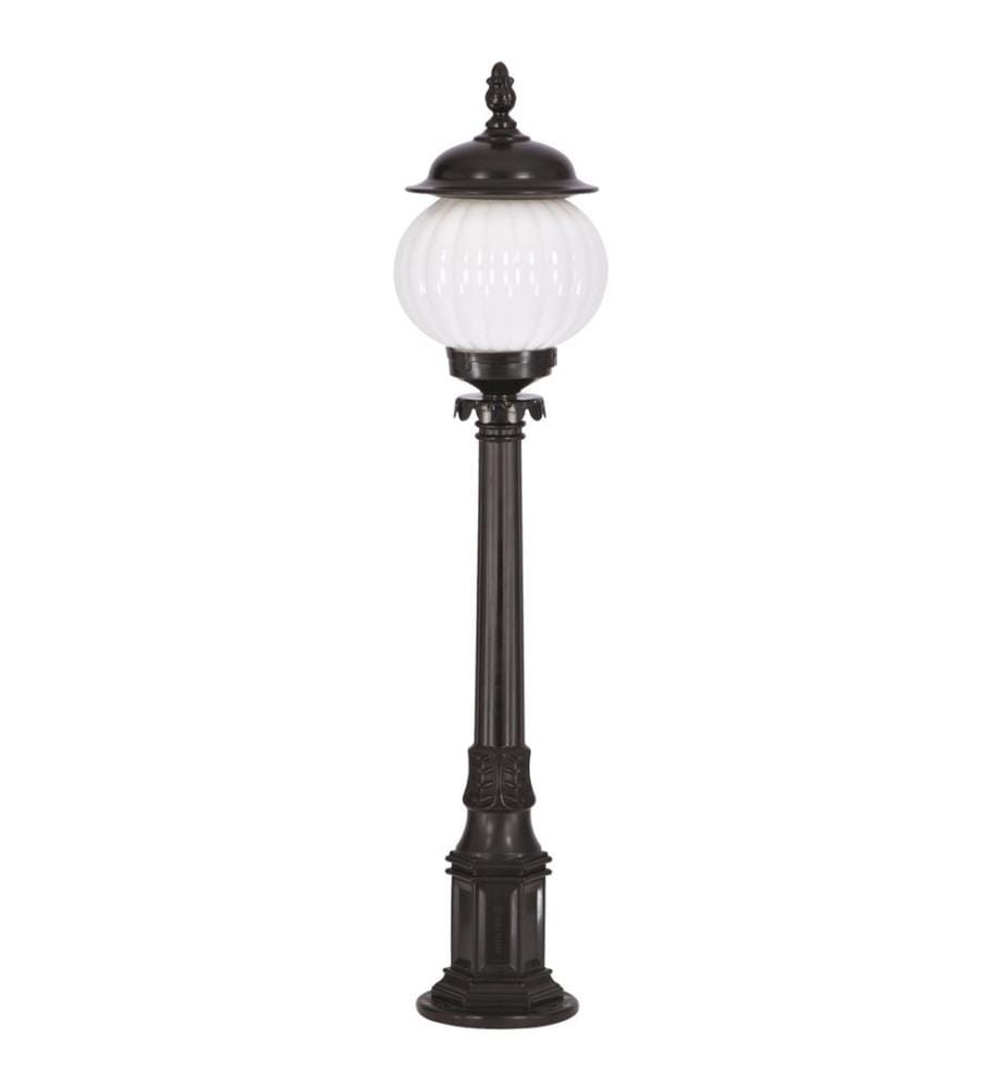 Outdoor Floor Lamp, Black, ABS Body, Acrylic Cap