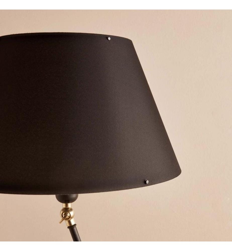 Stehlampe, schwarz, 100 % PVC, Rahmen: 100 % METALL