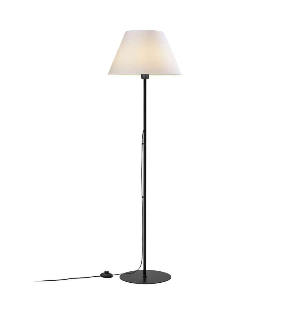 Stehlampe, cremefarben, METALLKÖRPER, PVC-Kappe